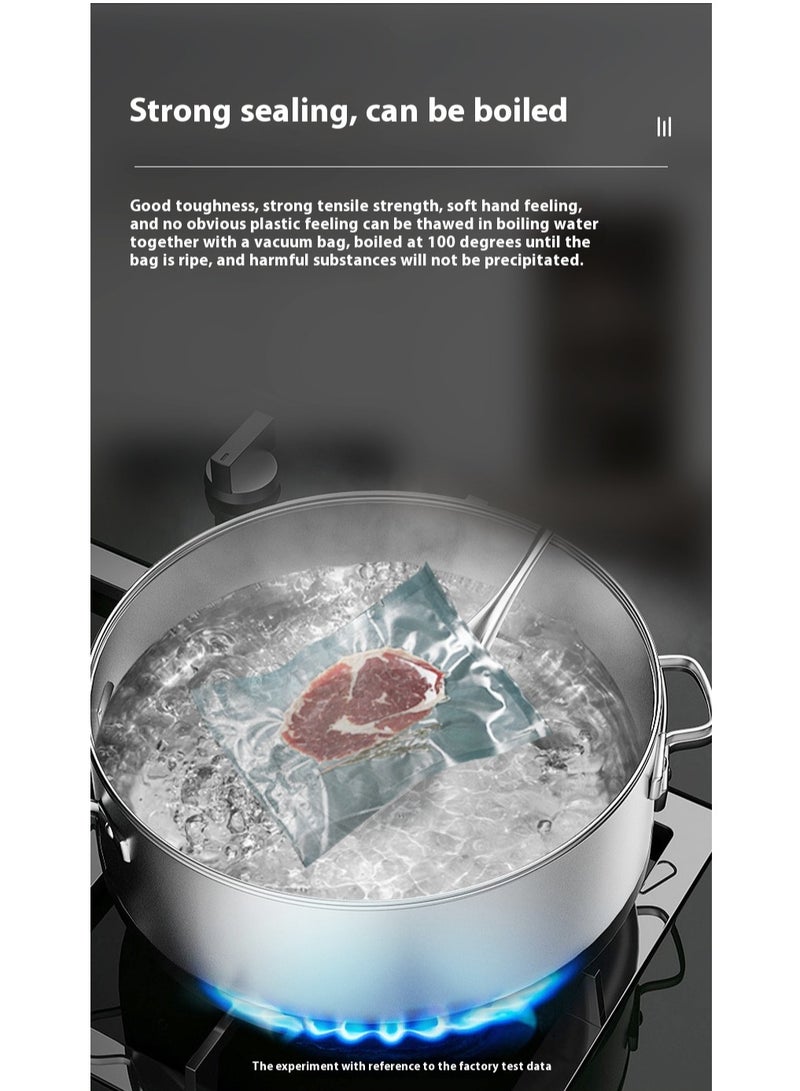 Bluejw Vacuum Sealer Bags 2 Pack For Food Saver,Seal A Meal,Weston.Commercial Grade,BPA Free,Heavy Duty,Great For Vac Storage,Meal Prep Or Sous Vide 20x500 cm - Image 3