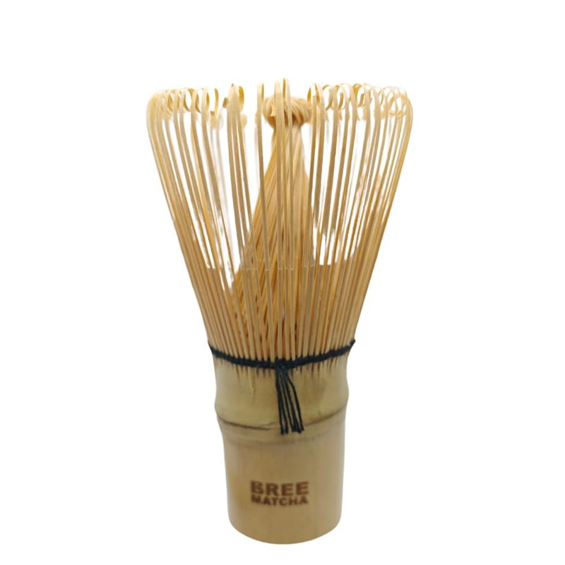 BREE MATCHA Bamboo Whisker I Traditional Japanese Chasen for Frothy & Authentic Matcha Experience I 100-120 Prongs I Perfect Flavour - Image 1