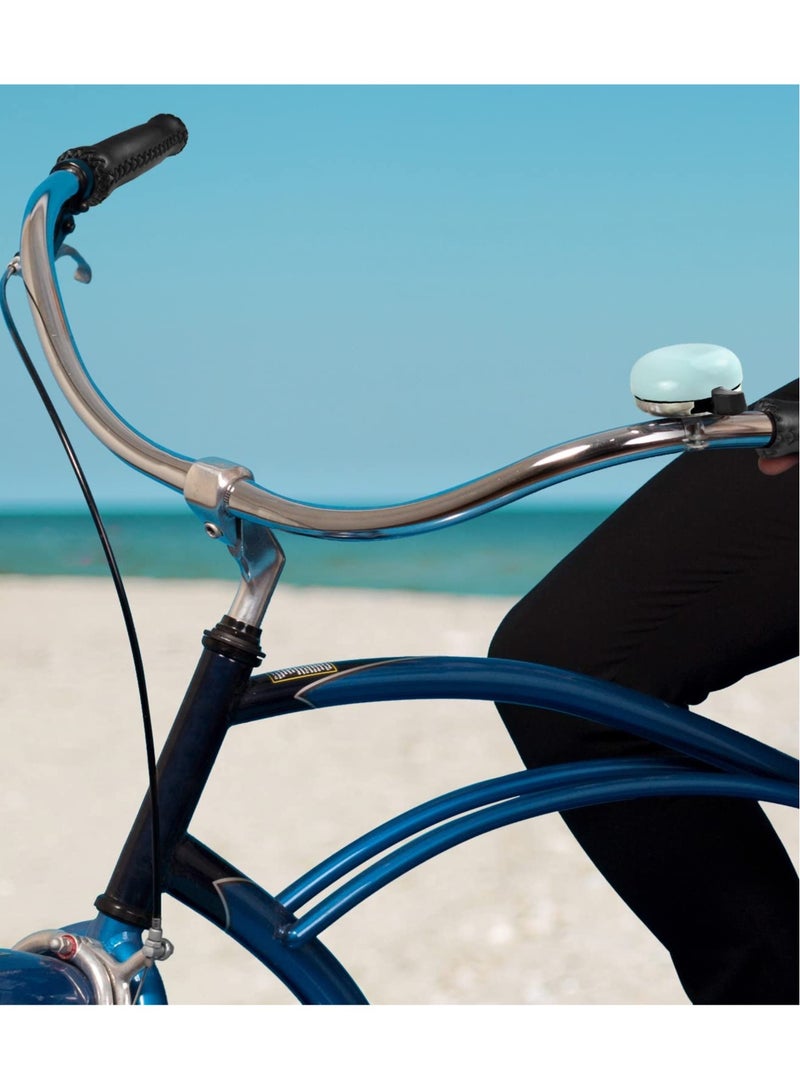 Excefore Cruiser Bike Handlebar Grips, Anti-Slip & Comfortable Black Vinyl Leather Grips in 13.5cm with Hand-Stitched Seam for 22.2mm (7/8") Beach Cruiser Bicycle Handlebar for Woman & Man - Image 4