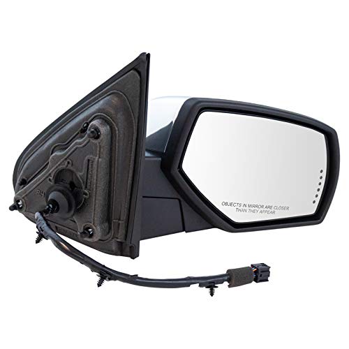 TRQ Right Mirror Passenger Side Compatible with 14-19 Chevrolet GMC GM1321504 - Image 1