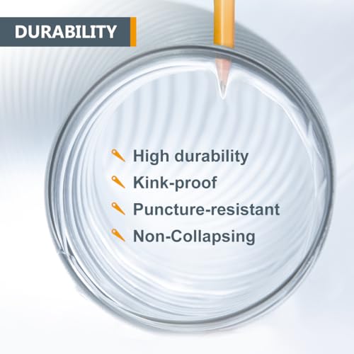 POWERTEC خرطوم جمع الغبار POWERTEC 2-1/2" x 20' ، خرطوم جمع الغبار مرن PVC بقطر 2.5 بوصة لطاولة المنشار ، المنشار الشريطي ، طاولة الراوتر ، آلة الصنفرة الحزامية ، النجارة و المرآب ، نظام جمع الغبار لمتجر الخشب (70144) - Image 3