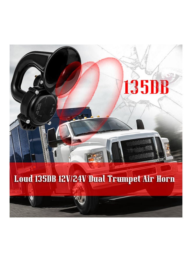 إسكدنيا بوق هوائي بصوت عال بقوة 12 فولت و135 ديسيبل بصمام مسطح كهربائي - Image 4