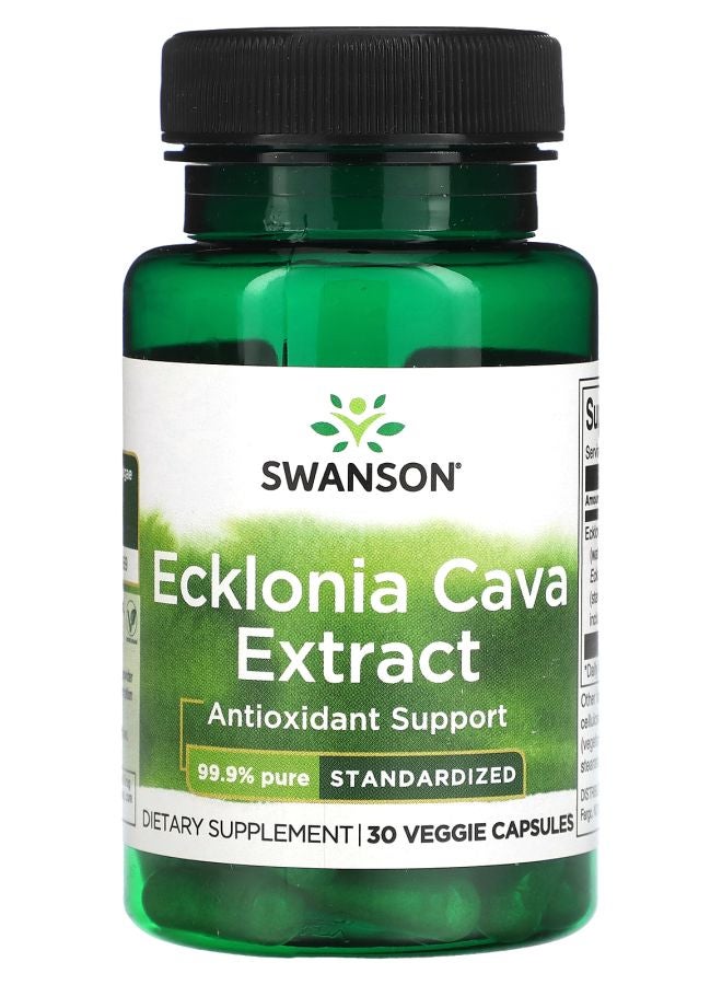 SWANSON Ecklonia Cava Extract 30 Veggie Capsules