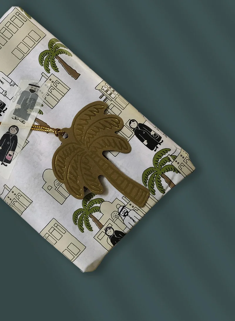 Little Majlis Gift tag set, Palm trees