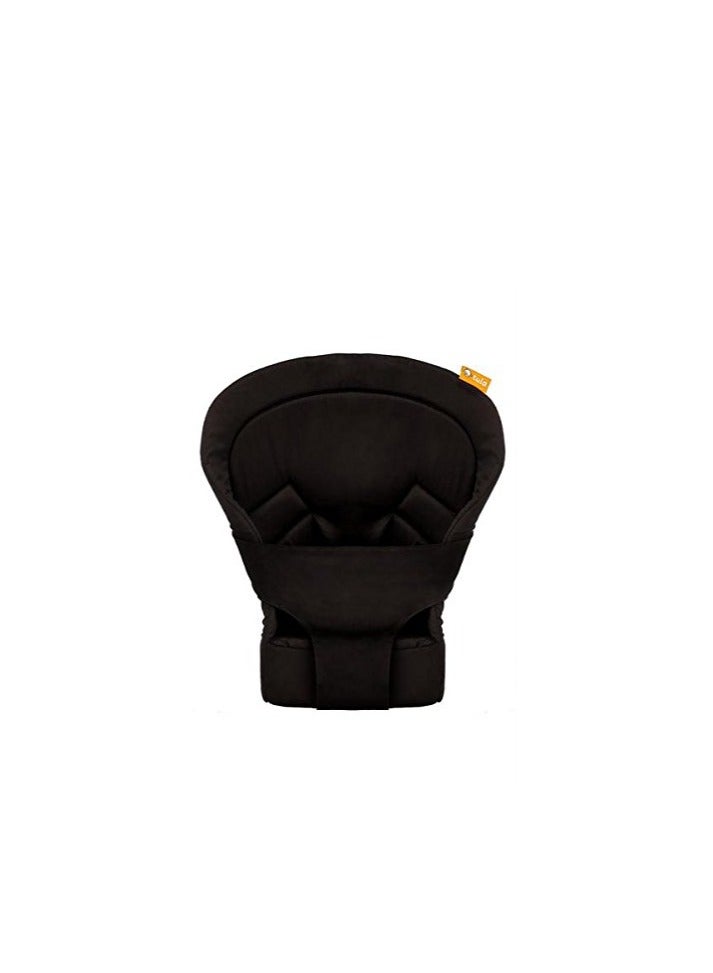 TULA Baby Tula Infant Insert for Standard Baby Carrier, Newborn Support Cushion for 7 to 15 Pounds, Ergonomic Positioning and Head Support for Front Carry Only, Compatible Accessory - Black - Image 1