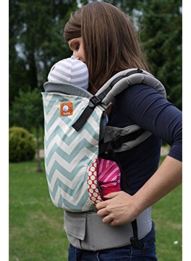 TULA Baby Tula Infant Insert for Standard Baby Carrier, Newborn Support Cushion for 7 to 15 Pounds, Ergonomic Positioning and Head Support for Front Carry Only, Compatible Accessory - Black - Image 3