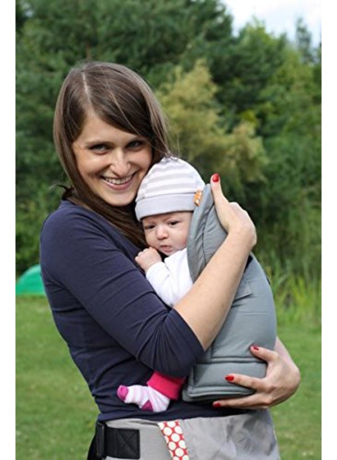 TULA Baby Tula Infant Insert for Standard Baby Carrier, Newborn Support Cushion for 7 to 15 Pounds, Ergonomic Positioning and Head Support for Front Carry Only, Compatible Accessory - Black - Image 2