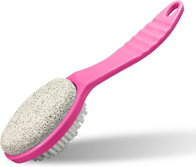WAFJAMF WAFJAMF Foot Stone Brush Exfoliating Brush Shower Foot Srubber with Pumice1 PCS Rose Red 