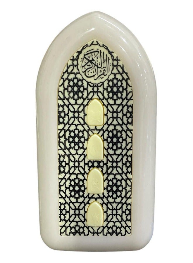 مكبر صوت للقرآن الكريم مصباح ليد ضوء ليلي يثبت على الحائط لمشغل القرآن الكريم مفتاح التحكم هدايا اسلامية - Image 1