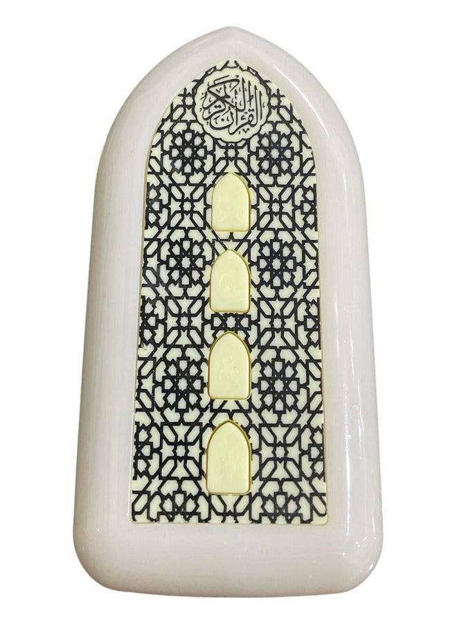 مكبر صوت للقرآن الكريم مصباح ليد ضوء ليلي يثبت على الحائط لمشغل القرآن الكريم مفتاح التحكم هدايا اسلامية - Image 2