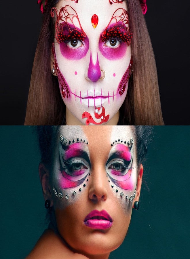 LOKFAR Pink Face Body Paint Stick, Football Baseball Eye Black Stick for Sports, Waterproof Full-Coverage Pink Face Makeup for Halloween Cheshire Cat Stage Cosplay Makeup - Image 4