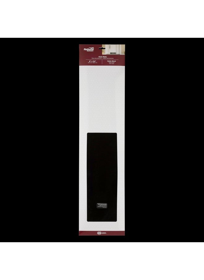 National Hardware National Hardware N270-352 - 1996 8X34 Kickplate in Matte Black  - Image 1