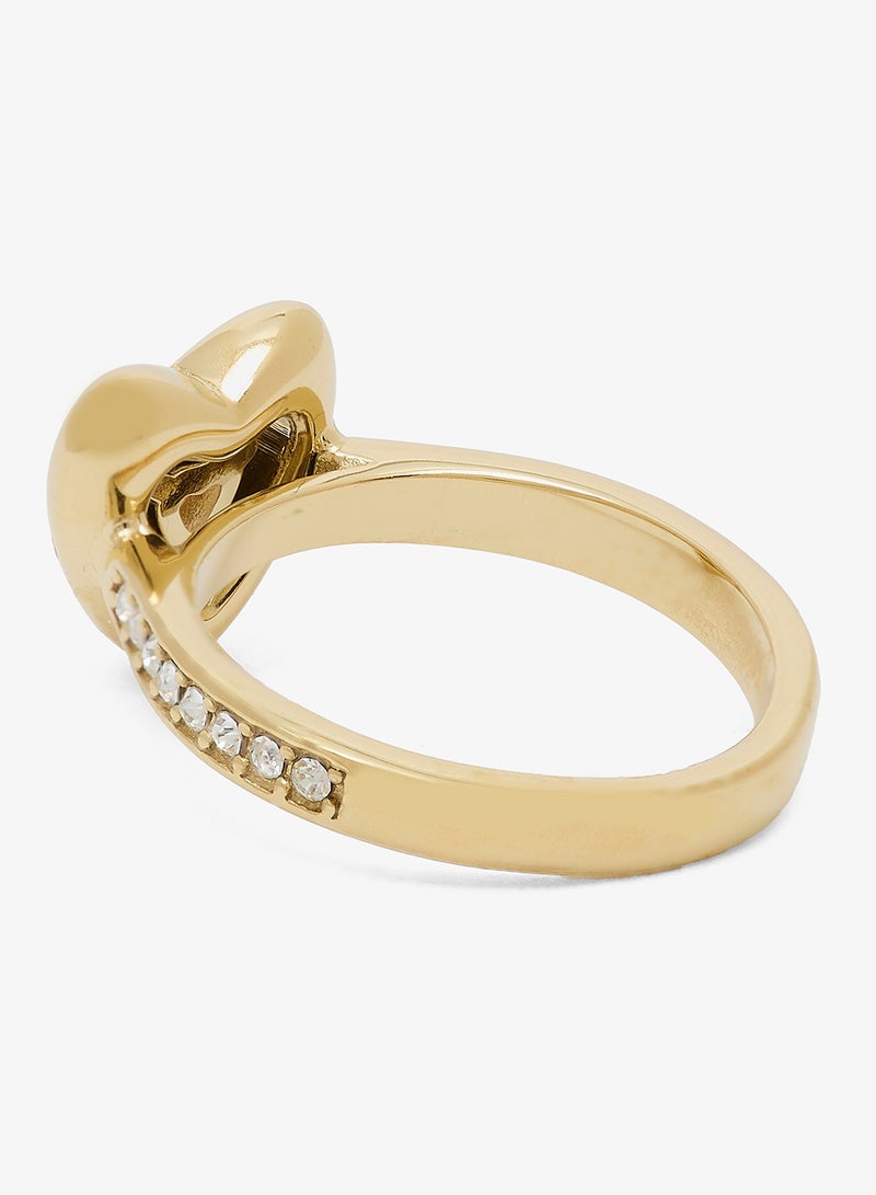 جس خاتم قلب كريستالي سوليتير - Image 3