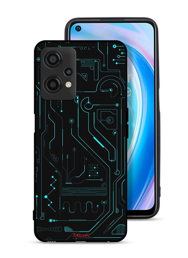 OnePlus Nord CE 2 Lite 5G Protective Case Cover Digital Art Circuits Minimalism Multiple Display