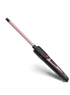 AGARO AGARO Round Chopstick Curler, With 10 MM Barrel, Rod, Tong, Chopstick Round Hair Curler, Ceramic Coated Plates, Cool Touch Tip, Fast Heating, For Men Women, Maggie Curl, Styling (HC7017, Rose Gold & Black).  - Image 1