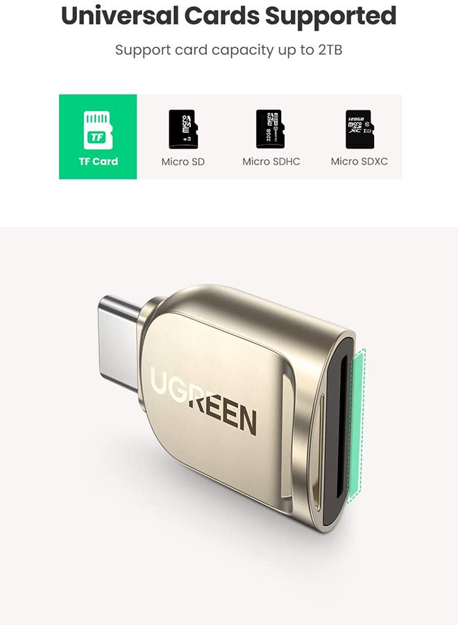 Ugreen USB-C To TF Card Reader USB 3.0/USB-C OTG Memory Card Adapter - Image 2