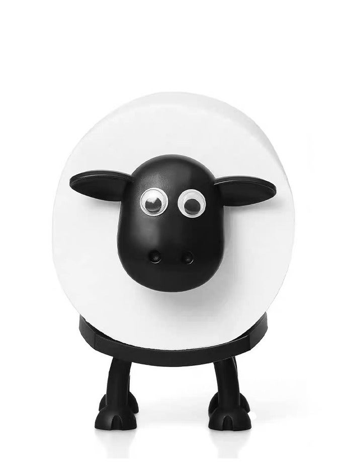 M MIAOYAN Creative Sheep Toilet Paper Holder – Fun & Cute Home Decor | Tissue Roll Storage Rack | Functional & Decorative  - Image 1