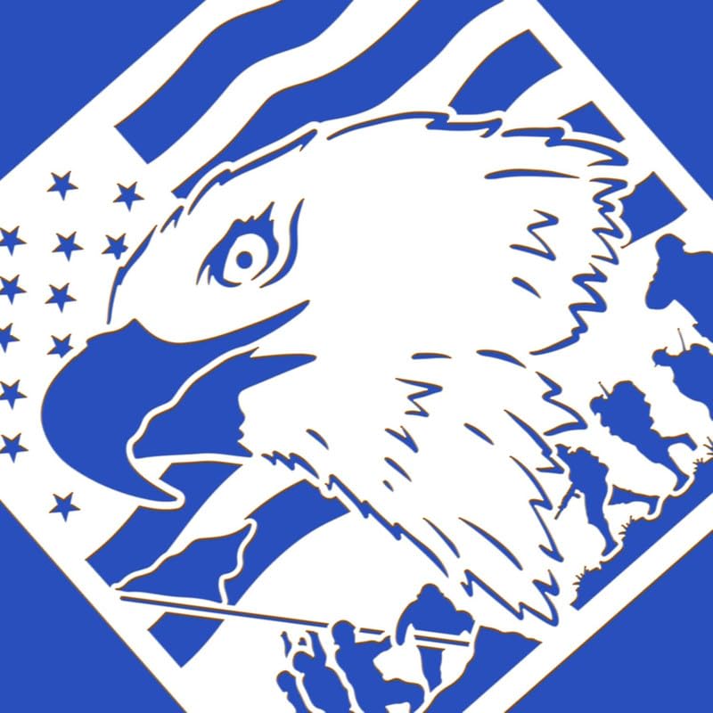 Devasya Crafts 12x12inch Independence Day Theme Plastic Painting Templates, Eagle Pattern Drawing Template Stencil for Scrabooking Card Making, DIY Wall Floor Decoration - Image 3