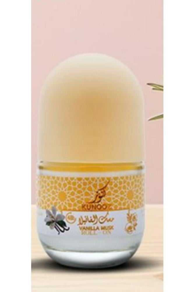 كنوز مزيل عرق رول أون برائحة الفانيليا والمسك لتفتيح البشرة 50 مل