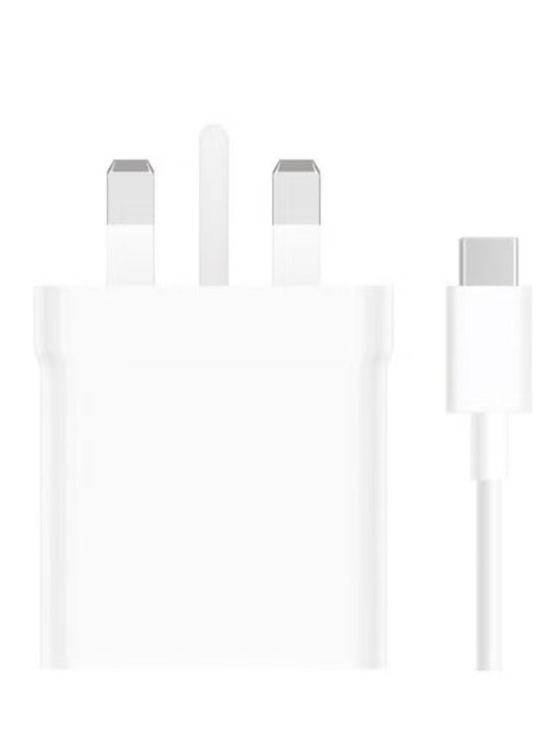 TIGER 33W USB Charging Adapter – Fast Type-C Wall Charger for Smartphones, Tablets & More – Compact Power Adapter with 33W Output for Efficient, Safe & Quick Charging – Universal Compatibility – Lightweight, Travel-Friendly Charger – White - Image 2