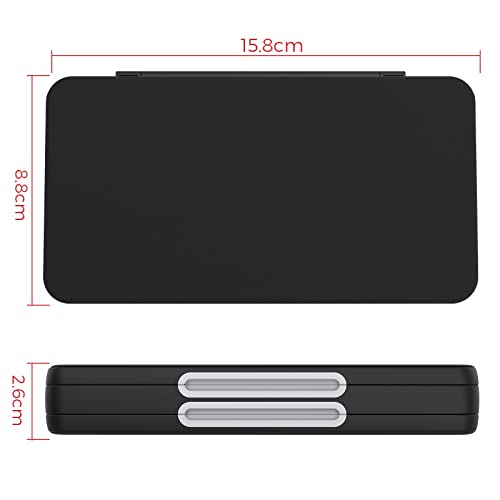 HEIYING Switch Game Card Case for Nintendo Switch 2 (2025)/ Switch OLED,Portable Switch Lite Game Card Storage with 48 Games Cards Slots and 24 Micro SD Cards Slots - Image 5