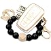 RFSRZ for Toyota Key Fob Cover with Premium Shell Wristlet 360 Degree Protection Key Case for 20182022 2023 2024 Camry RAV4 Highlander Avalon CHR Prius Corolla GT86 Smart Key White - Image 2