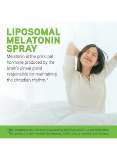 Davinci DAVINCI Labs Liposomal Melatonin Spray - Sleep Support Supplement - Bedtime Spray with 3mg Melatonin Per Serving, Fast-Acting Formula, Promotes Restful Sleep* - 30 mL  - Image 3