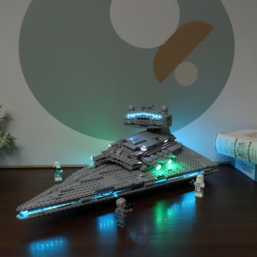 BRIKSMAX Light Kit for Imperial Star Destroyer LED Lighting Compatible With Star Wars 75394 Building Set Lego Set Not Included - Image 5