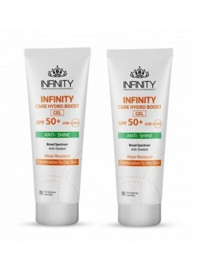 Infinity Care gel SPF50+ For combination to oily skin - 60 Ml 1+1 - Image 2