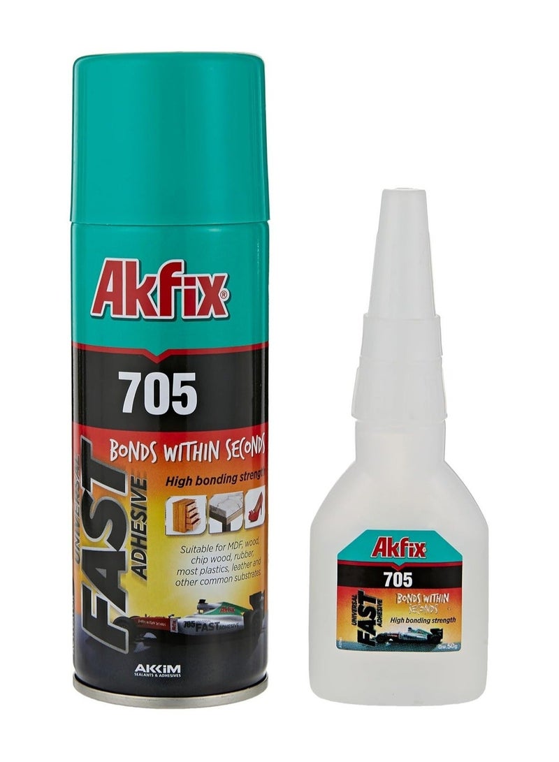 Akfix 705 Universal Fast Adhesive 200 ml - Image 1