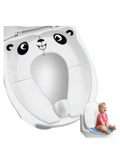 Generic Toddler Toilet Seat Cover, Upgrade Portable Potty Seat With Splash Guard For Toddler  - Image 1
