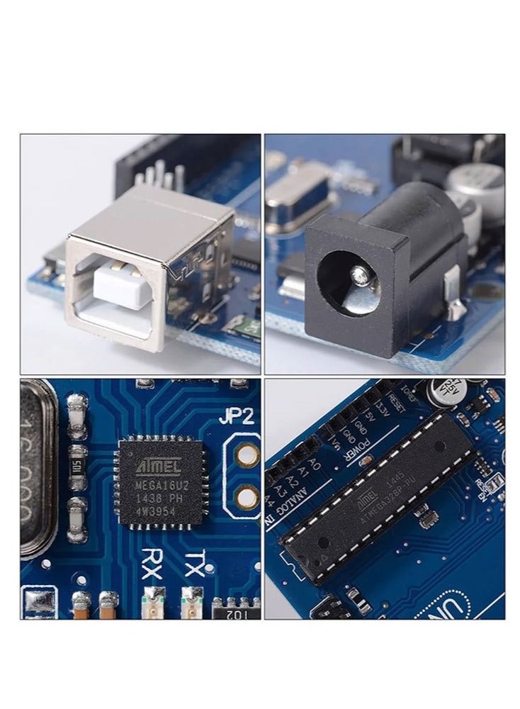 Arduino لوحة تطوير Uno R3 مع كابل USB لتعليم العلوم  - Image 2