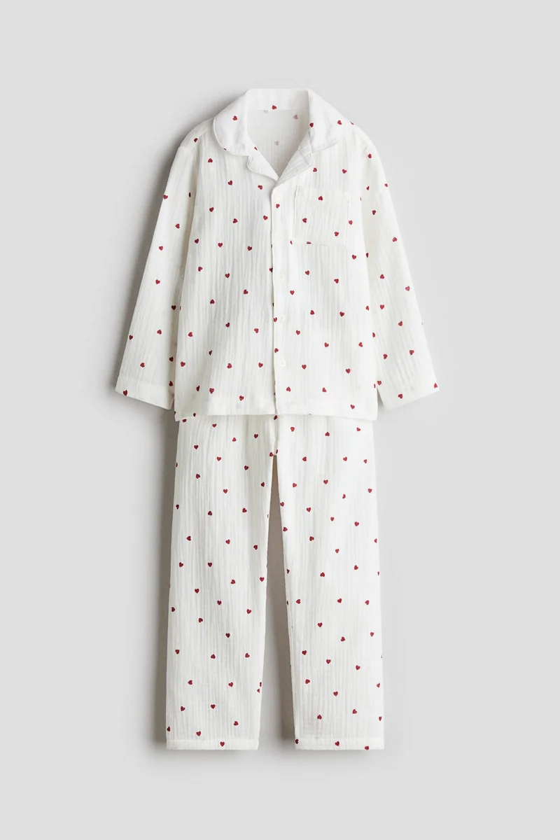 H&M Cotton muslin pyjamas