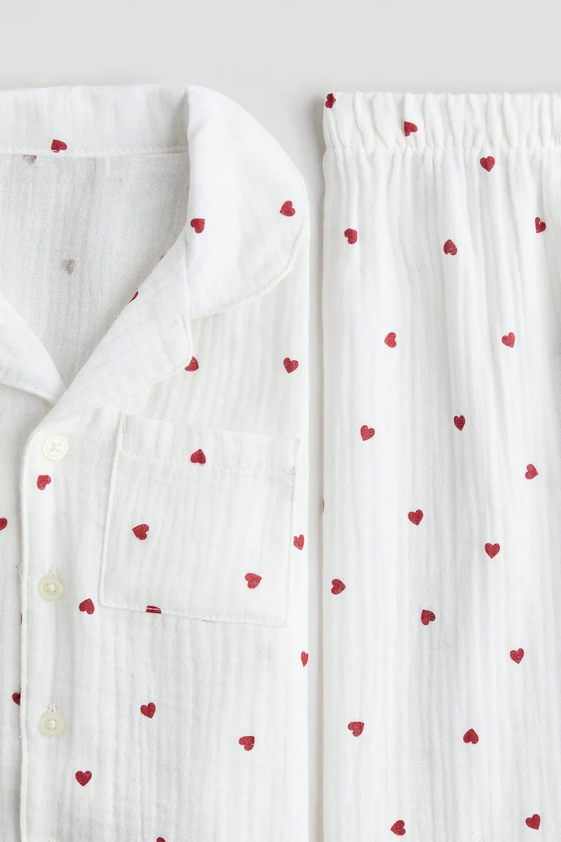 H&M Cotton muslin pyjamas