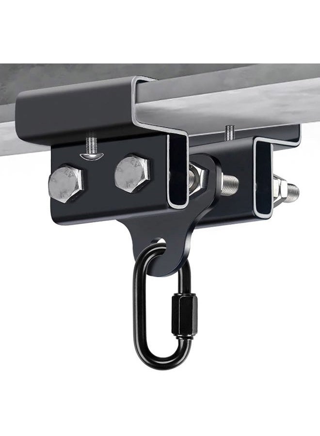 BeneLabel Punching Bag Hanger for Beam, Heavy Bag Mount, Heavy Duty Boxing Bag Mount with Carabiner, Adjustable and Stable Heavy Bag Bracket for Home Gym, 900LB Capacity - Image 1