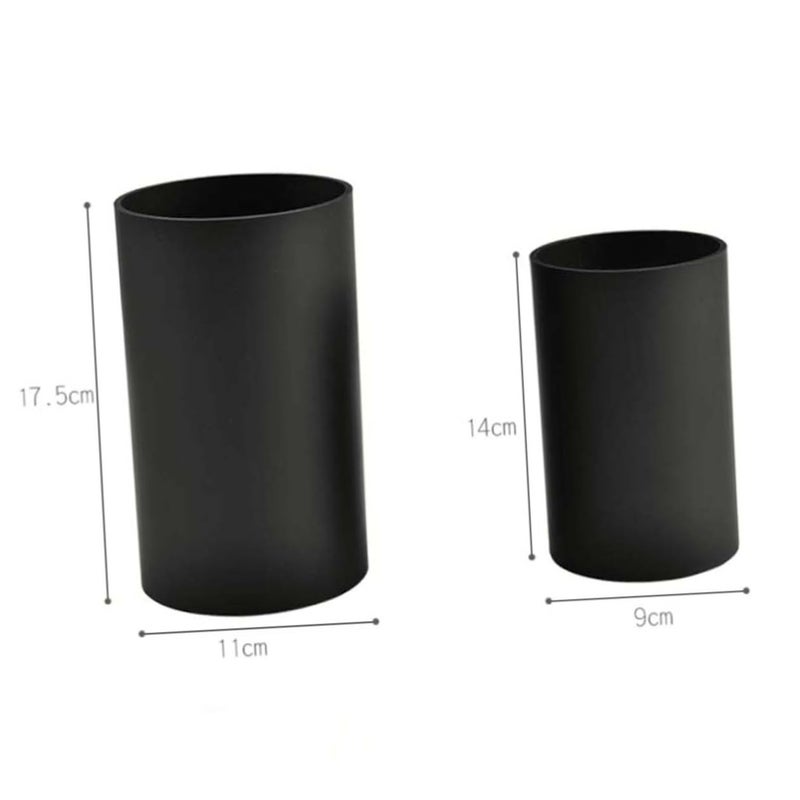 Large Kitchen Utensil Holder Organizer Black Cutlery Storage Container For Spoons Forks And Chopsticks - Image 3