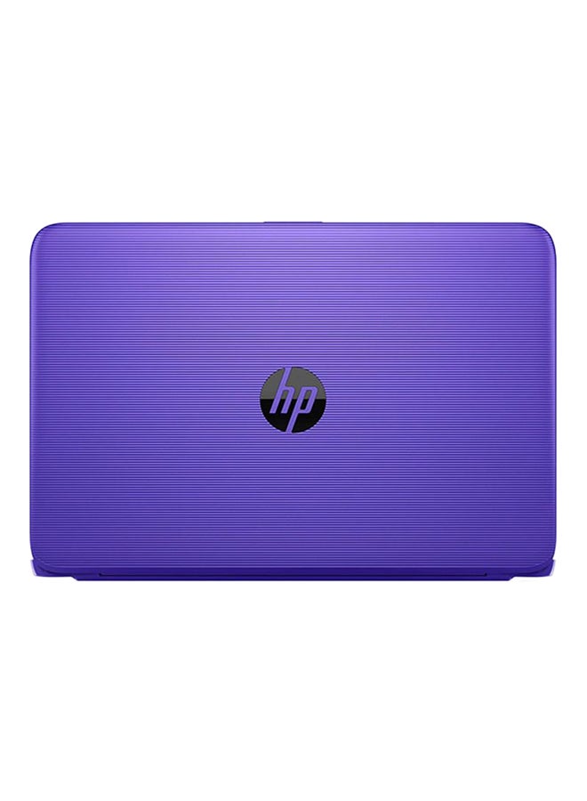 HP ستيرم 14 بشاشة مقاس 14 بوصة، ومعالج سيليرون / ذاكرة عشوائية 4 غيغابايت / قرص صلب إي إم إم سي سعة 32 غيغابايت/ بطاقة رسومات عالية الدقة من إنتل أرجواني - Image 2