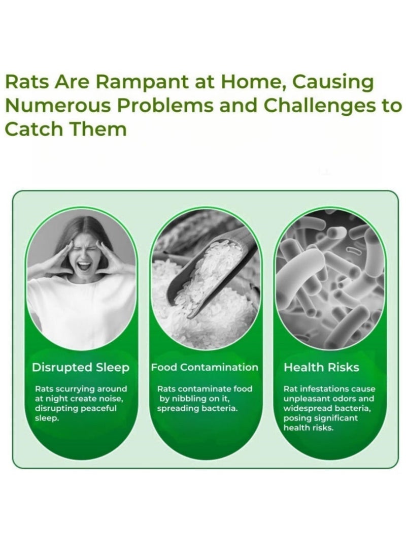 إثارة عبوة من 15 مصيدة غراء كبيرة للفئران، مصائد لاصقة احترافية للفئران للاستخدام الداخلي والخارجي، مصائد قوارض غير سامة وآمنة للحيوانات الأليفة مع لاصق قوي، مقاومة للماء للفئران والقوارض والمصائد المنزلية، لوحة لاصقة للمنزل الداخلي والمرآب والطابق السفلي والمساحات التجارية - Image 4