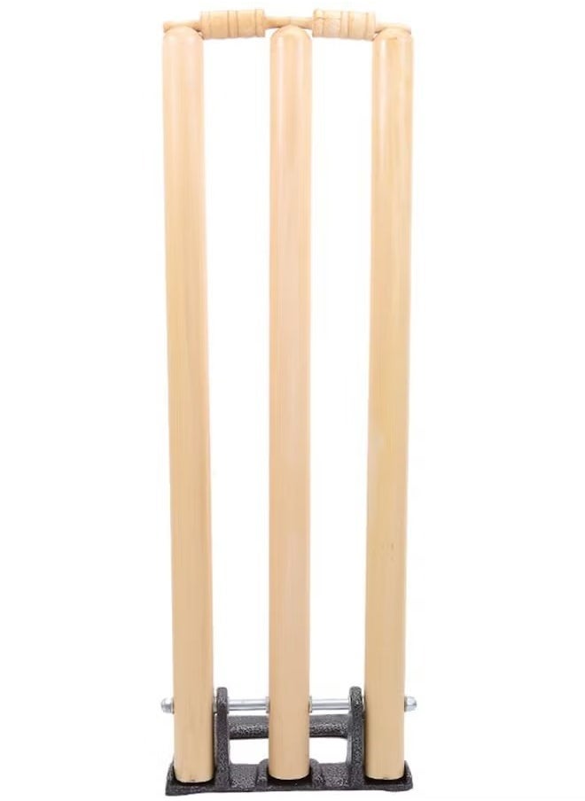 Generic Cricket Stumps With Spring Stand  - Image 1