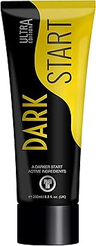 Power Tan Dark Start Tanning Sunbed Lotion Cream Accelerator 250ml - Image 1