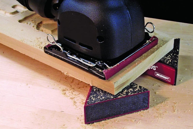 Milescraft 1600 TriGrips - Triangle Bench Cookie Work Grippers for Woodworking, Painting, Raising and Leveling (4-Pack) - Image 4