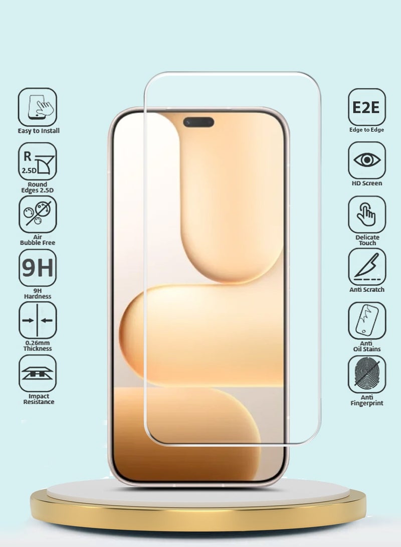 GMAX [2 PACK] Honor 600 Lite 5G 2026 GMAX Premium Series Curved Edges 9H 2.5D Tempered Glass Screen Protector - Clear - Image 4
