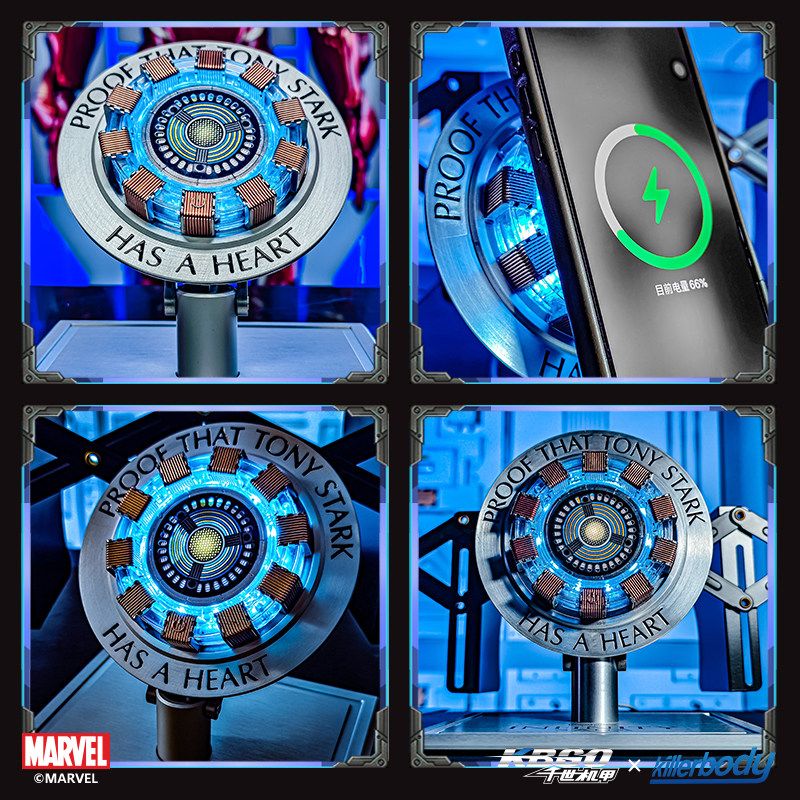 Killerbody Iron Man Alloy Wireless Fast Charging Base for Mobile Phones - Image 5