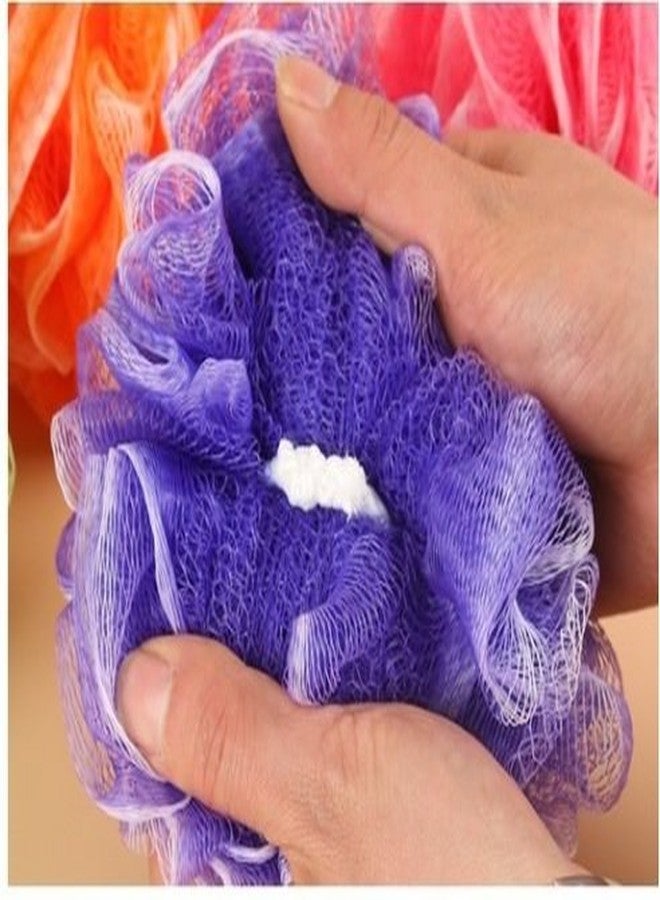 Moira Set of 2 Bath Loofah for men and women (Pink & Blue) - Image 2