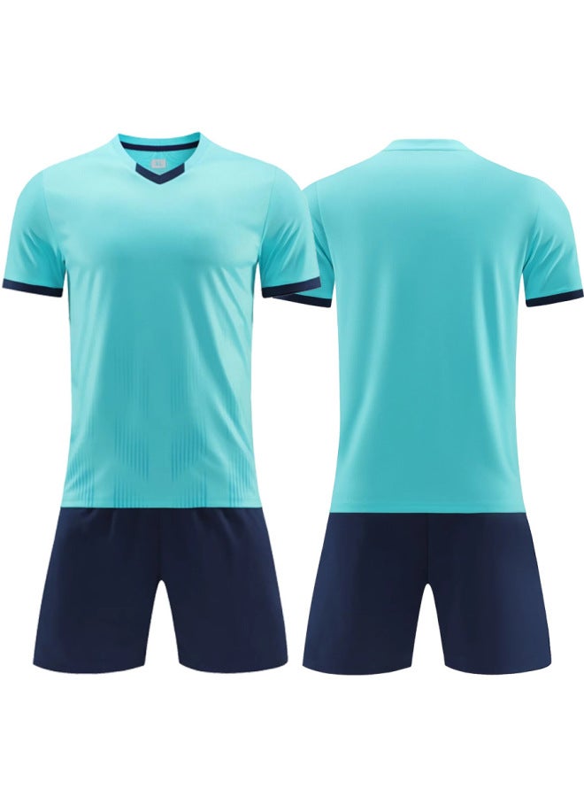 Club Football Clothing Training Class Team Training Clothing Primary And Secondary School Students Anti-wear Adult Children Short-sleeved Sportswear