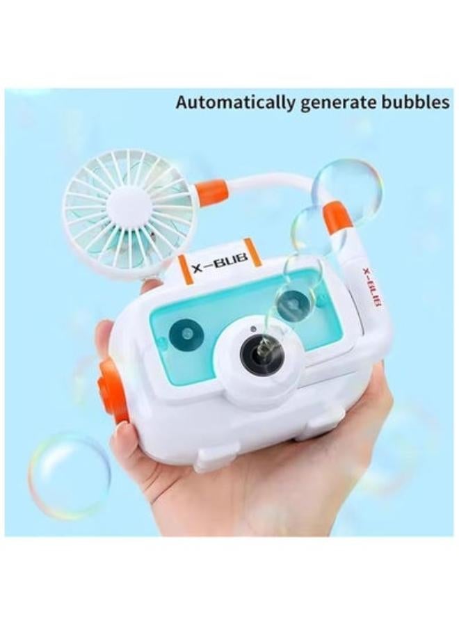 بابل كاميرا فقاعية، مزودة بأضواء LED ومروحة، مناسبة للأطفال من عمر 3 سنوات فما فوق - Image 2