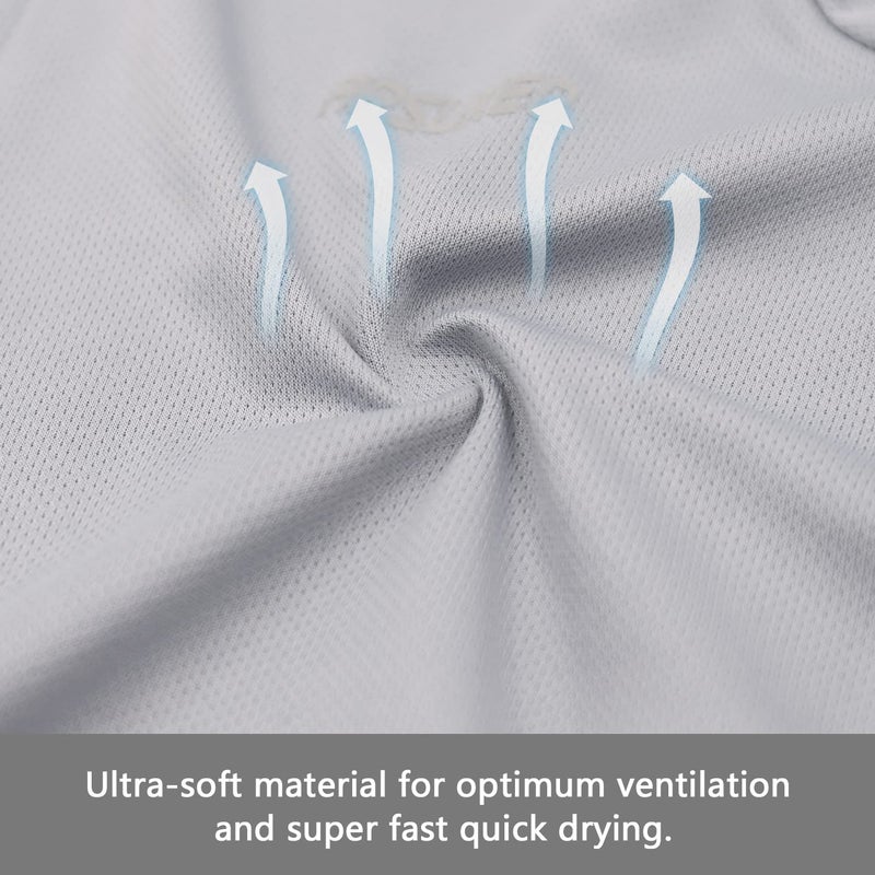 ARSUXEO Men's Full Zipper Long Sleeves Cycling Jersey Bicycle MTB Bike Shirt 6030 Light Gray Size XL - Image 3