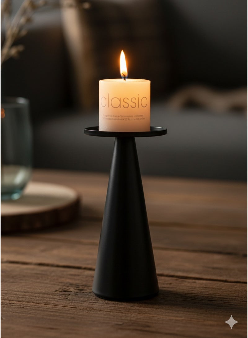 حاملات شموع معدنية أنيقة/حاملات شموع معدنية أنيقة، حاملات شموع معدنية فاخرة على الطراز الاسكندنافي الرومانسي، ديكور منزلي، زينة سطح المكتب، زينة سطح المكتب، مناسبة لتزيين العشاء على ضوء الشموع، زينة الزفاف - Image 4