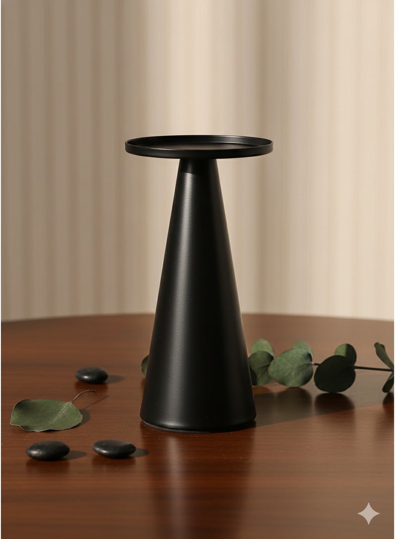 حاملات شموع معدنية أنيقة/حاملات شموع معدنية أنيقة، حاملات شموع معدنية فاخرة على الطراز الاسكندنافي الرومانسي، ديكور منزلي، زينة سطح المكتب، زينة سطح المكتب، مناسبة لتزيين العشاء على ضوء الشموع، زينة الزفاف - Image 3