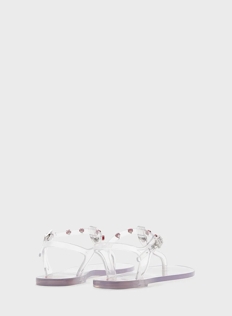 Love Moschino Ankle Strap Sandals